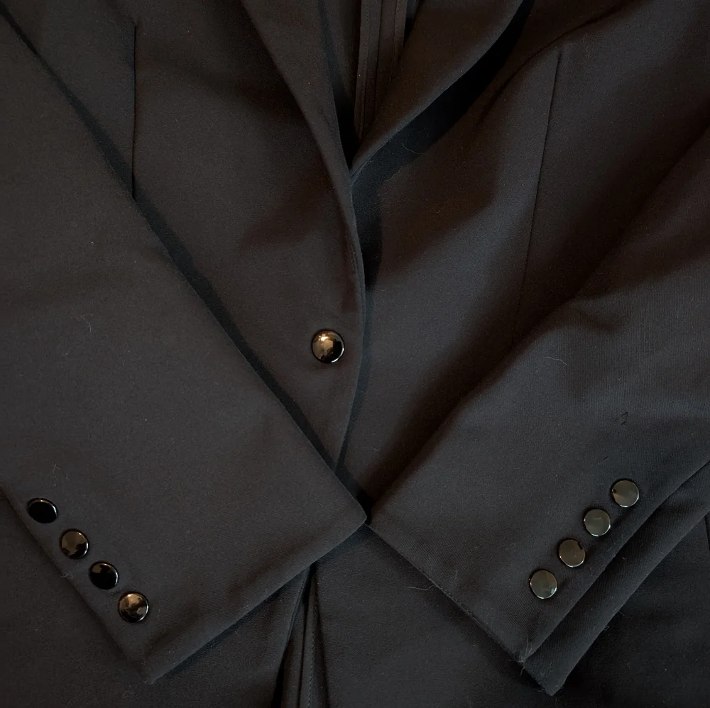 Veronica Beard Black Iconic Scuba Dickey Jacket Blazer Size 4 - Picture 11 of 13